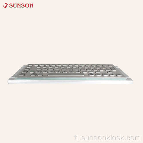 Metal Keyboard na may Touch Pad